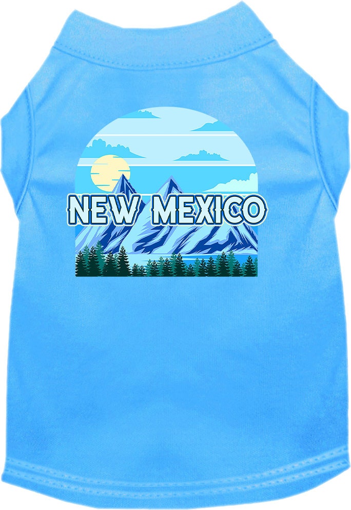 Camiseta serigrafiada para perros y gatos, para mascotas pequeñas y medianas (tallas XS a XL), "New Mexico Trailblazer"