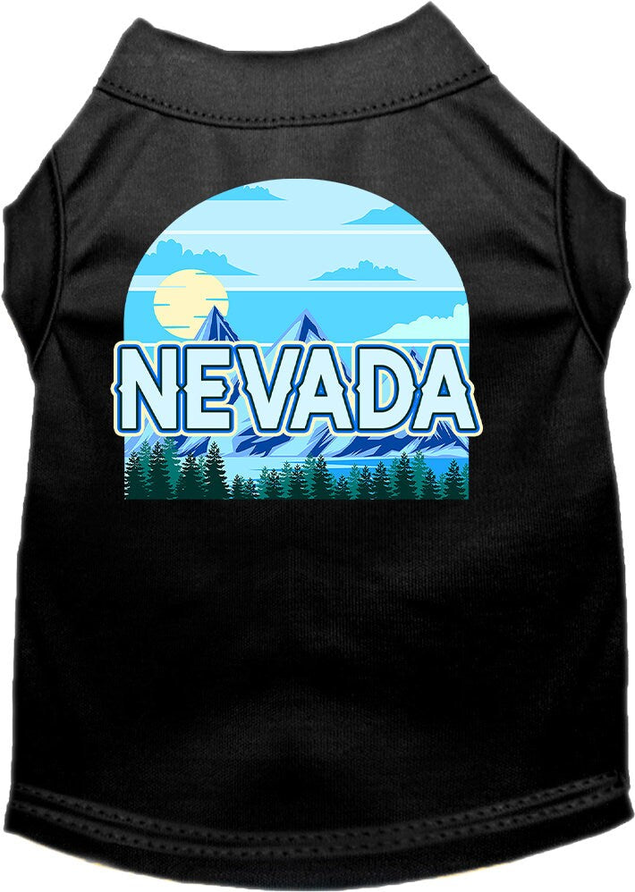 Pet Dog & Cat Screen Printed Shirt for Medium to Large Pets (Sizes 2XL-6XL), "Nevada Trailblazer"