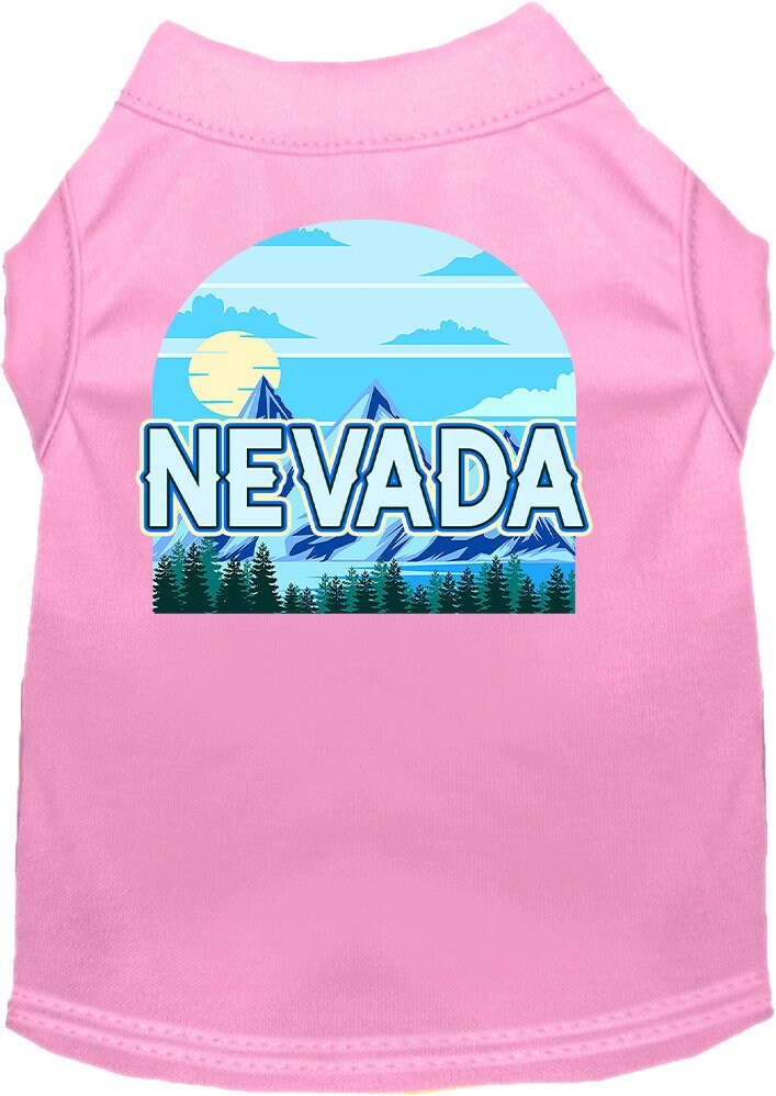 Pet Dog & Cat Screen Printed Shirt for Medium to Large Pets (Sizes 2XL-6XL), "Nevada Trailblazer"