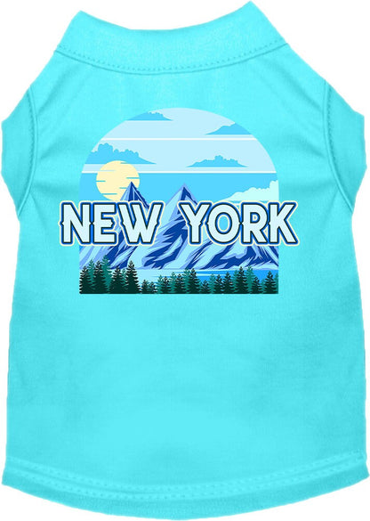 Camiseta serigrafiada para perros y gatos, para mascotas pequeñas y medianas (tallas XS a XL), "New York Trailblazer"