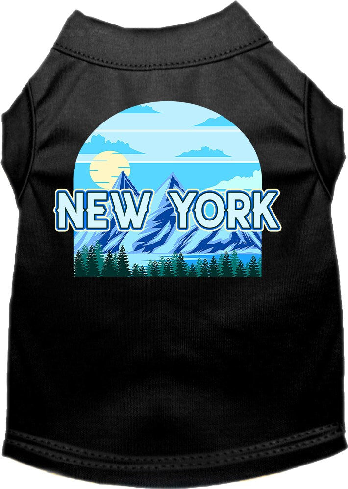 Camiseta serigrafiada para perros y gatos, para mascotas pequeñas y medianas (tallas XS a XL), "New York Trailblazer"