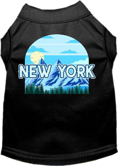 Camiseta serigrafiada para perros y gatos, para mascotas pequeñas y medianas (tallas XS a XL), "New York Trailblazer"