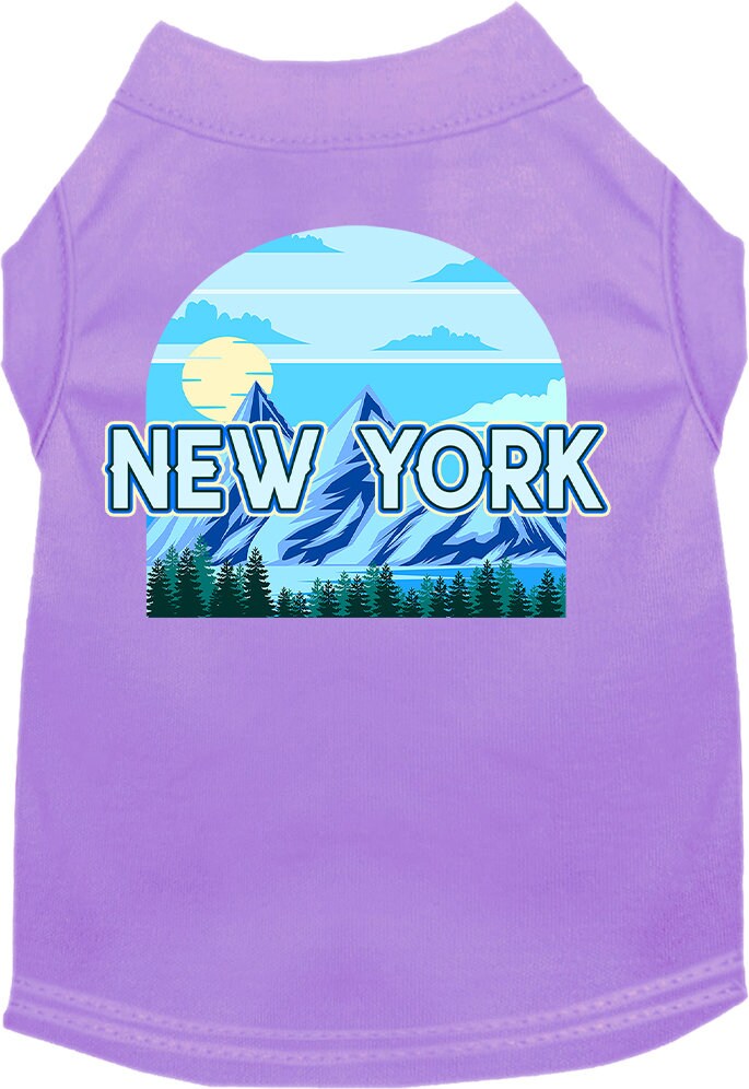 Camiseta serigrafiada para perros y gatos, para mascotas pequeñas y medianas (tallas XS a XL), "New York Trailblazer"