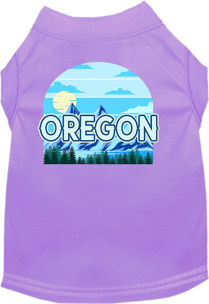 Pet Dog & Cat Screen Printed Shirt for Medium to Large Pets (Sizes 2XL-6XL), "Oregon Trailblazer"