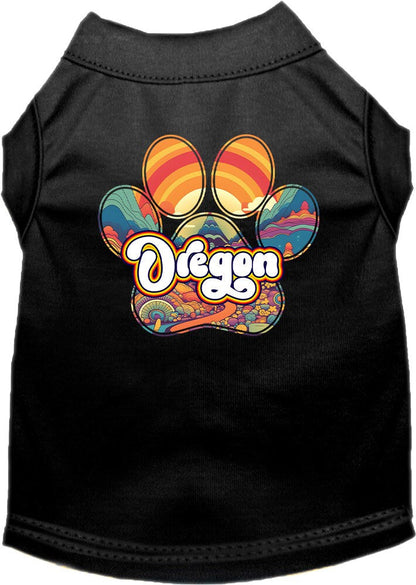 Pet Dog & Cat Screen Printed Shirt for Small to Medium Pets (Sizes XS-XL), "Oregon Groovy Summit"