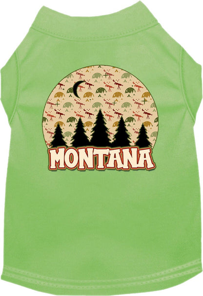 Pet Dog & Cat Screen Printed Shirt for Medium to Large Pets (Sizes 2XL-6XL), "Montana Under The Stars"