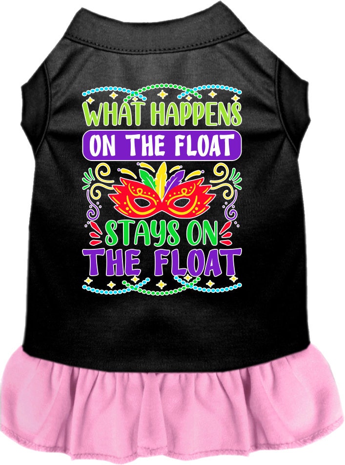 Pet Dog & Cat Screen Printed Dress "What Happens On The Float, Stays On The Float"