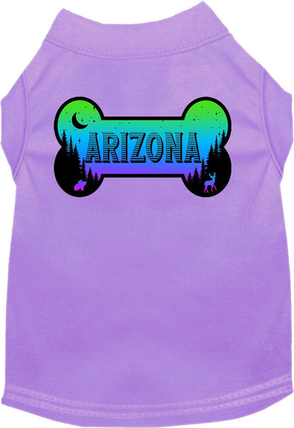 Pet Dog & Cat Screen Printed Shirt for Medium to Large Pets (Sizes 2XL-6XL), "Arizona Mountain Shades"