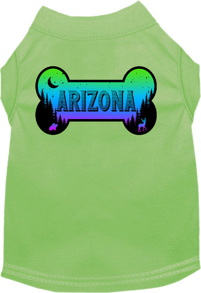 Pet Dog & Cat Screen Printed Shirt for Medium to Large Pets (Sizes 2XL-6XL), "Arizona Mountain Shades"