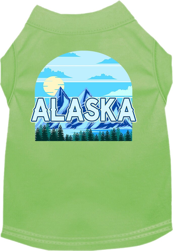 Pet Dog & Cat Screen Printed Shirt for Small to Medium Pets (Sizes XS-XL), "Alaska Trailblazer"