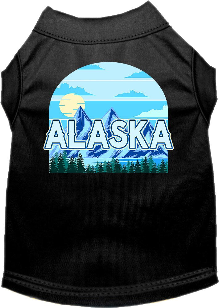 Pet Dog & Cat Screen Printed Shirt for Medium to Large Pets (Sizes 2XL-6XL), "Alaska Trailblazer"