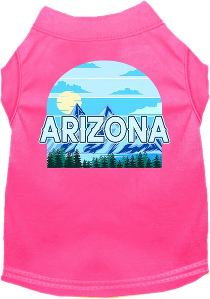 Camiseta serigrafiada para perros y gatos, para mascotas pequeñas y medianas (tallas XS a XL), "Arizona Trailblazer"