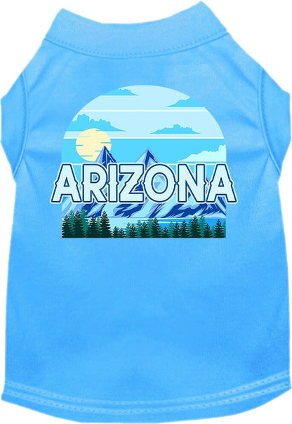 Camiseta serigrafiada para perros y gatos, para mascotas pequeñas y medianas (tallas XS a XL), "Arizona Trailblazer"