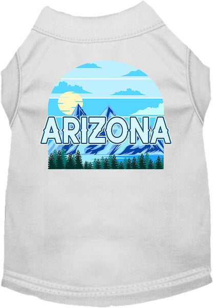 Camiseta serigrafiada para perros y gatos, para mascotas pequeñas y medianas (tallas XS a XL), "Arizona Trailblazer"