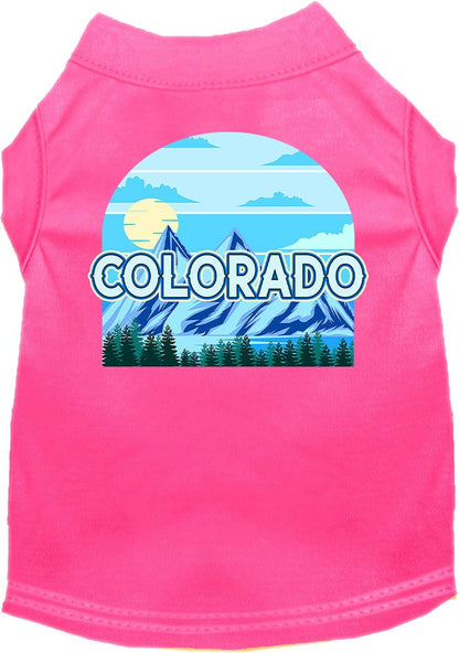 Pet Dog & Cat Screen Printed Shirt for Medium to Large Pets (Sizes 2XL-6XL), "Colorado Trailblazer"