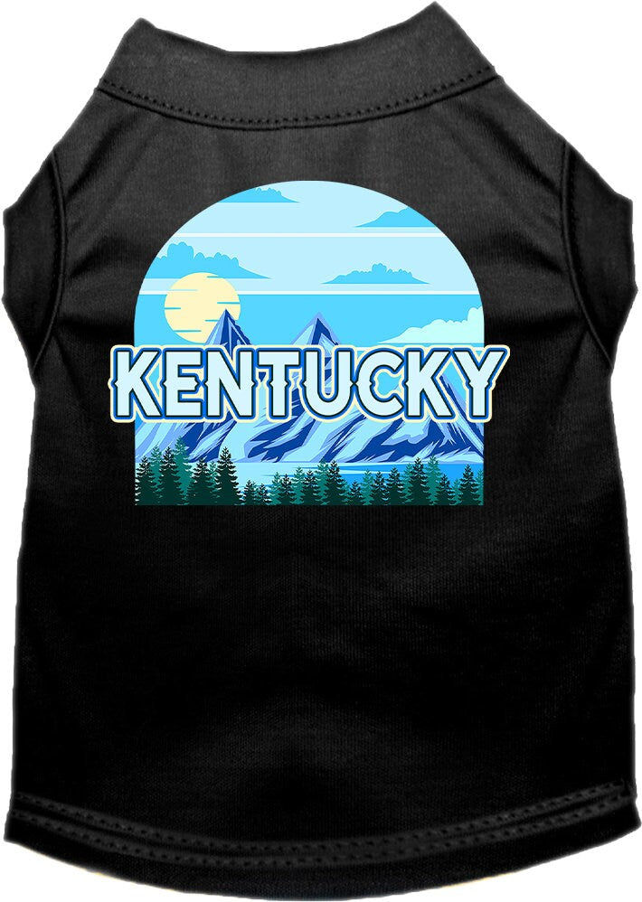 Camiseta serigrafiada para perros y gatos, para mascotas pequeñas y medianas (tallas XS a XL), "Kentucky Trailblazer"