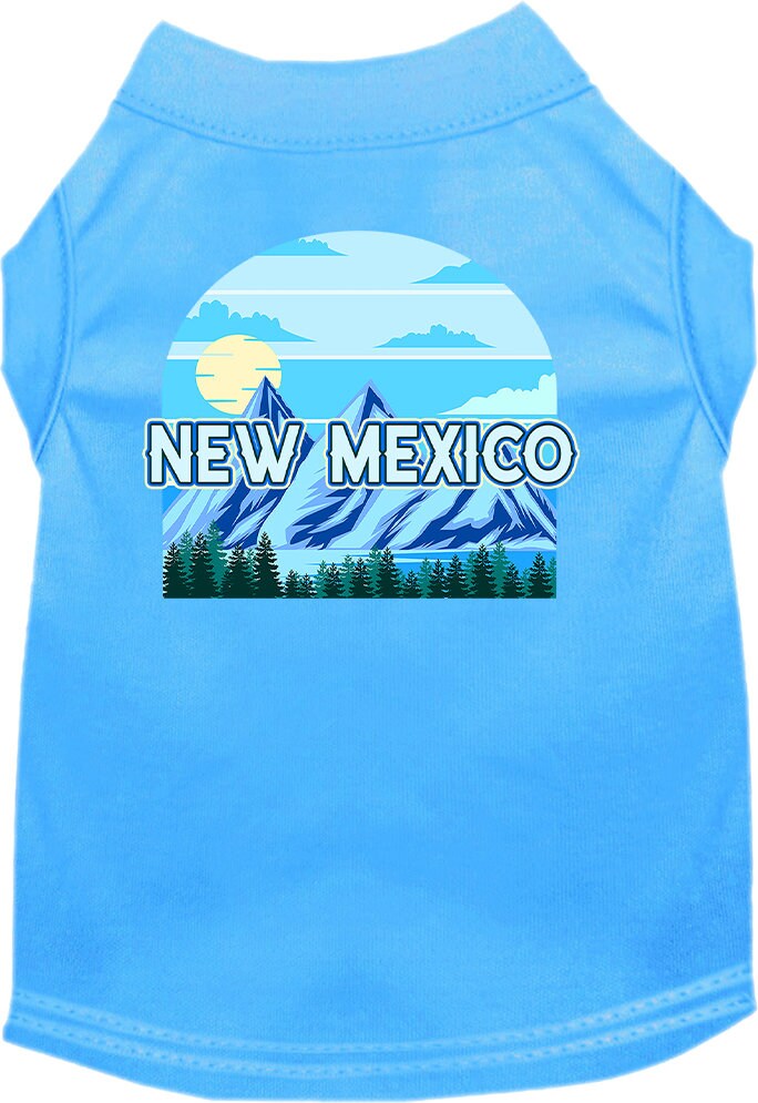 Pet Dog & Cat Screen Printed Shirt for Medium to Large Pets (Sizes 2XL-6XL), "New Mexico Trailblazer"