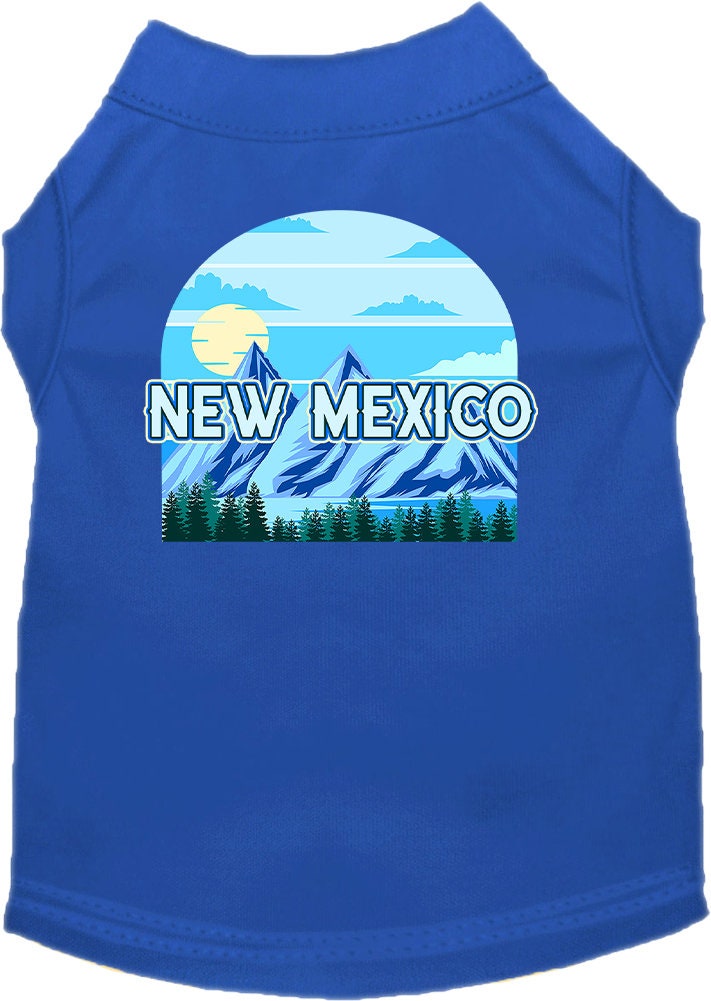 Camiseta serigrafiada para perros y gatos, para mascotas pequeñas y medianas (tallas XS a XL), "New Mexico Trailblazer"