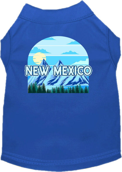 Camiseta serigrafiada para perros y gatos, para mascotas pequeñas y medianas (tallas XS a XL), "New Mexico Trailblazer"