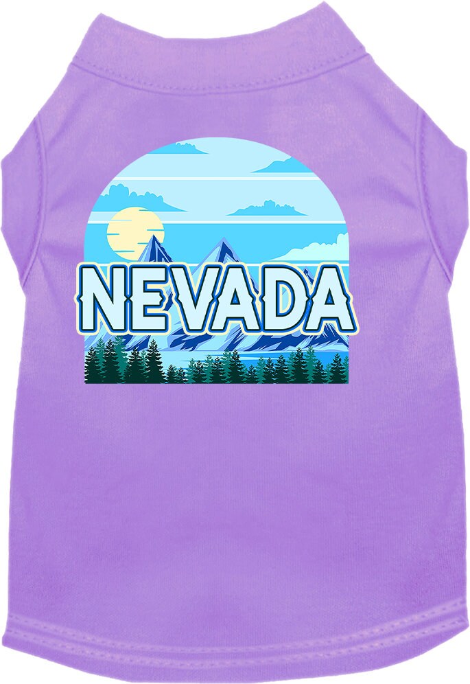 Pet Dog & Cat Screen Printed Shirt for Medium to Large Pets (Sizes 2XL-6XL), "Nevada Trailblazer"