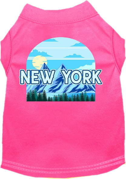 Camiseta serigrafiada para perros y gatos, para mascotas pequeñas y medianas (tallas XS a XL), "New York Trailblazer"