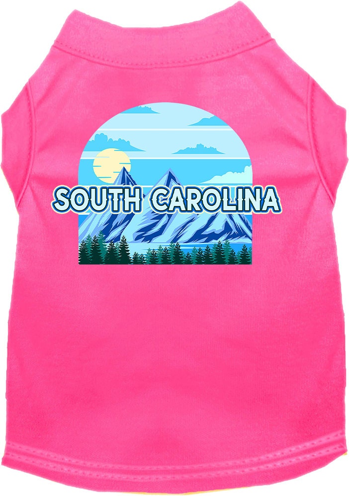 Pet Dog & Cat Screen Printed Shirt for Medium to Large Pets (Sizes 2XL-6XL), "South Carolina Trailblazer"