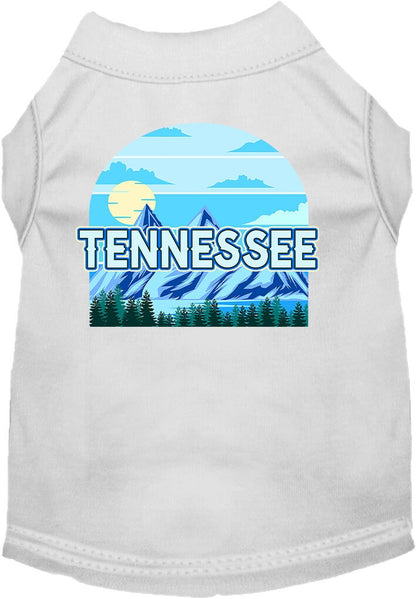 Camiseta serigrafiada para perros y gatos, para mascotas pequeñas y medianas (tallas XS a XL), "Tennessee Trailblazer"