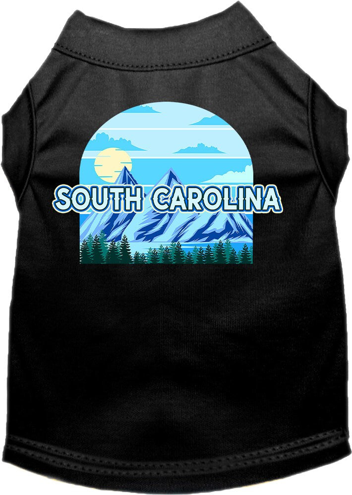 Camiseta serigrafiada para perros y gatos, para mascotas pequeñas y medianas (tallas XS a XL), "South Carolina Trailblazer"