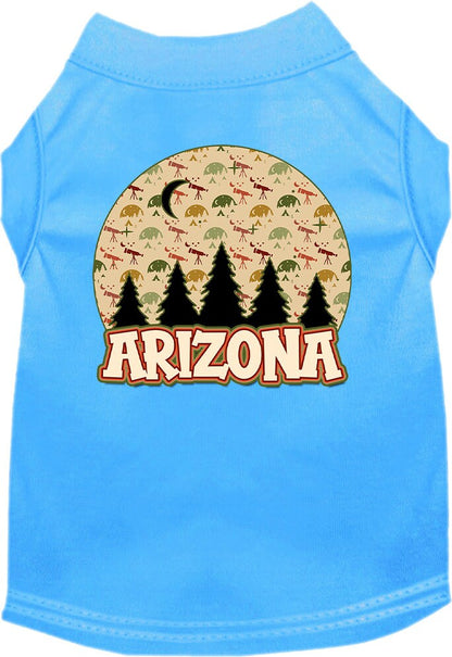 Pet Dog & Cat Screen Printed Shirt for Medium to Large Pets (Sizes 2XL-6XL), "Arizona Under The Stars"