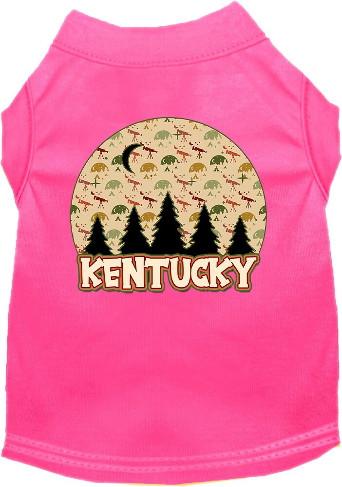 Pet Dog & Cat Screen Printed Shirt for Medium to Large Pets (Sizes 2XL-6XL), "Kentucky Under The Stars"