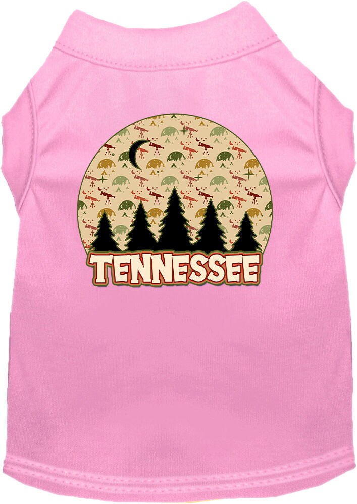 Pet Dog & Cat Screen Printed Shirt for Medium to Large Pets (Sizes 2XL-6XL), "Tennessee Under The Stars"