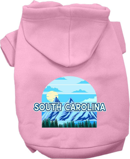 Sudadera con capucha serigrafiada para perros y gatos, para mascotas pequeñas y medianas (tallas XS a XL), "South Carolina Trailblazer"