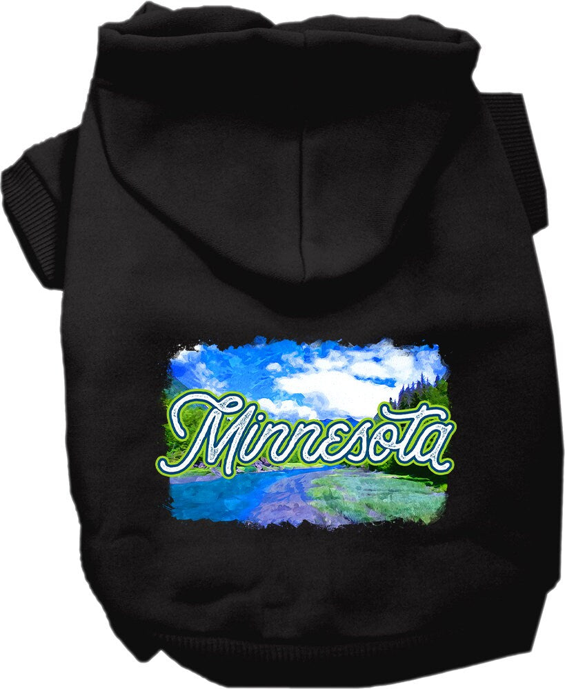 Camiseta serigrafiada para perros y gatos, para mascotas pequeñas y medianas (tallas XS a XL), "Minnesota Summer"