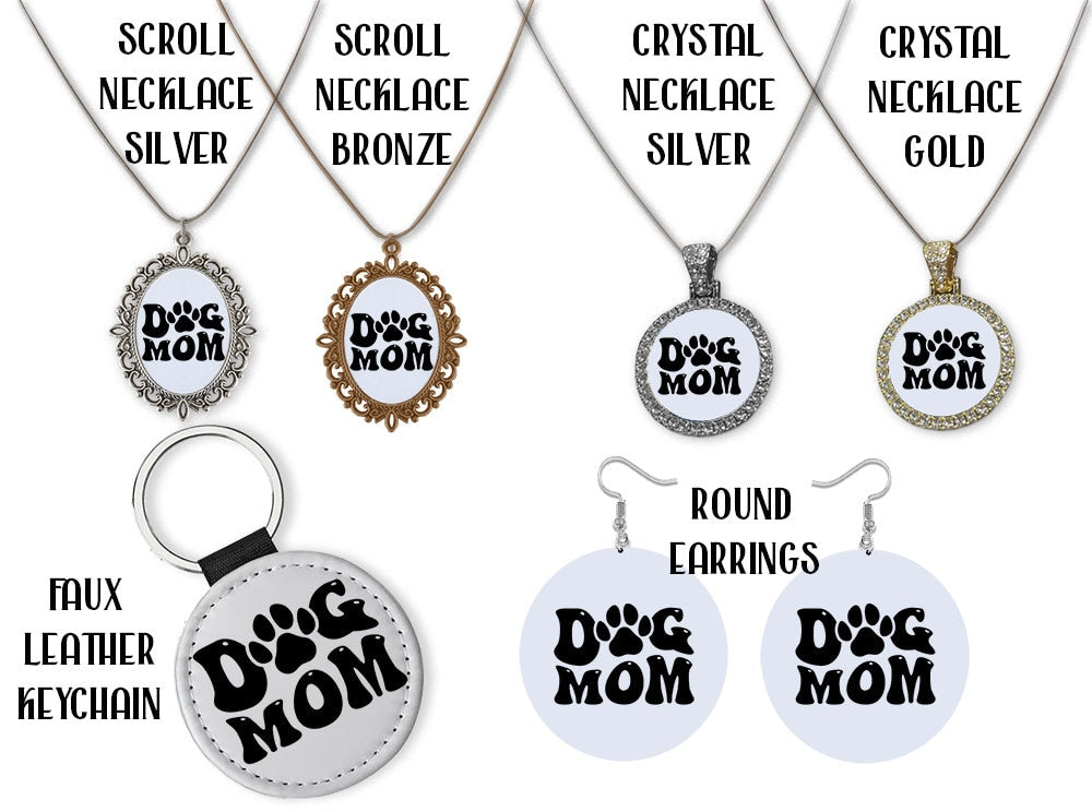 Australian Shepherd Breed Jewelry - Stained Glass Style Necklaces, Earrings and more!