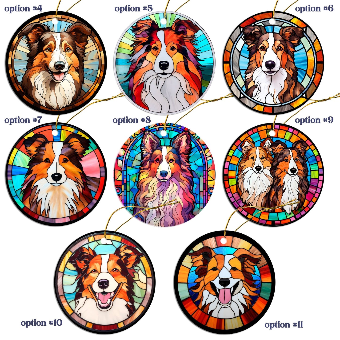 Collie Jewelry - Stained Glass Style Necklaces, Earrings and more!