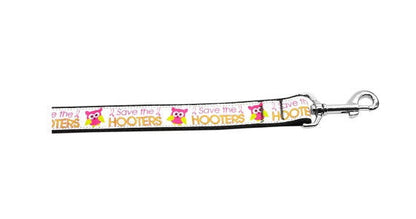 Collar o correa de nailon para perros y gatos, "Save The Hooters"