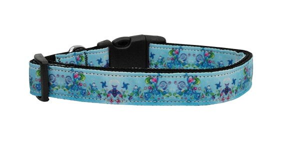 Collar o correa de nailon para perros y gatos, "Dreamy Blue"