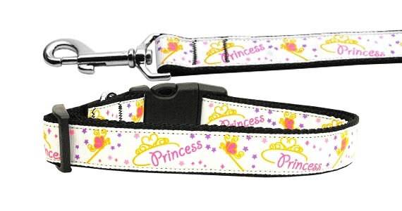 Collar o correa de nailon para perros y gatos, "Princesa"