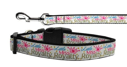 Collar o correa de nailon para perros y gatos, "Little Miss Royalty"