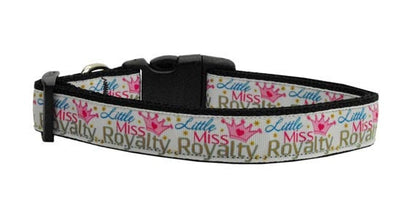 Collar o correa de nailon para perros y gatos, "Little Miss Royalty"