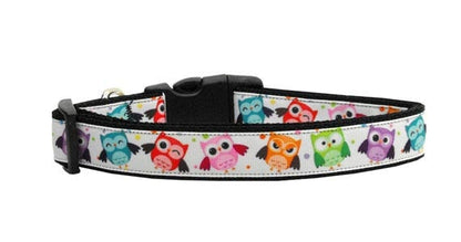 Collar o correa de nailon para perros y gatos, "Bright Owls"