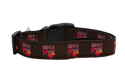 Collar o correa de nailon para perros y gatos, "Beach Lover"