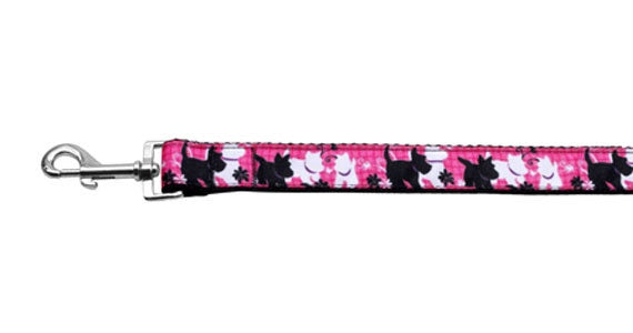 Collar o correa de nailon para perros y gatos, "Plaid Pups"