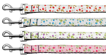 Pet Dog & Cat Nylon Collar or Leash, "Roses"