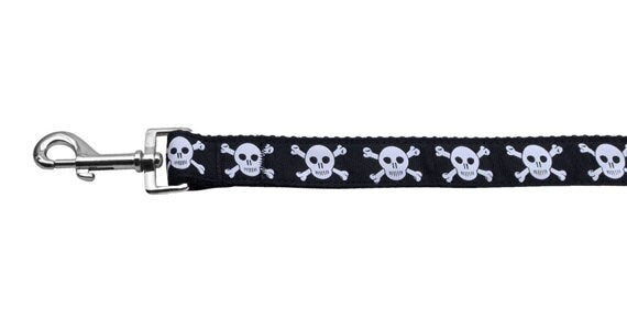 Collar o correa de nailon para perros y gatos, "Calaveras"