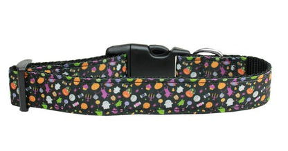 Halloween Pet Dog & Cat Nylon Collar or Leash, "Halloween Confetti"