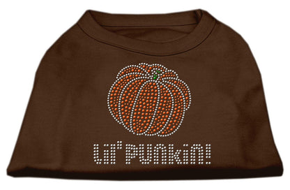 Halloween Pet Dog & Cat Shirt Rhinestone, "Lil Punkin"