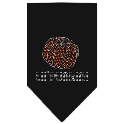 Halloween Pet and Dog Bandana Rhinestone, "Lil Punkin"