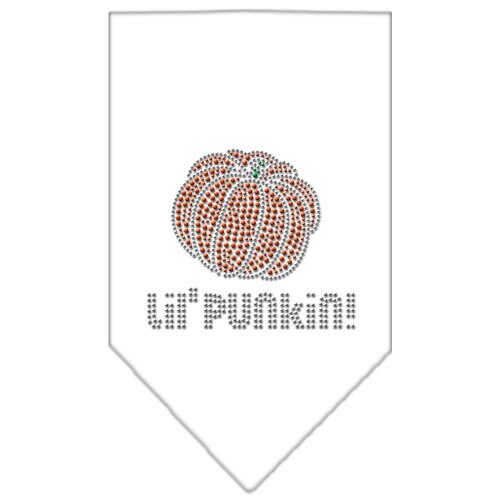 Bandana para perros y mascotas de Halloween con diamantes de imitación, "Lil Punkin"