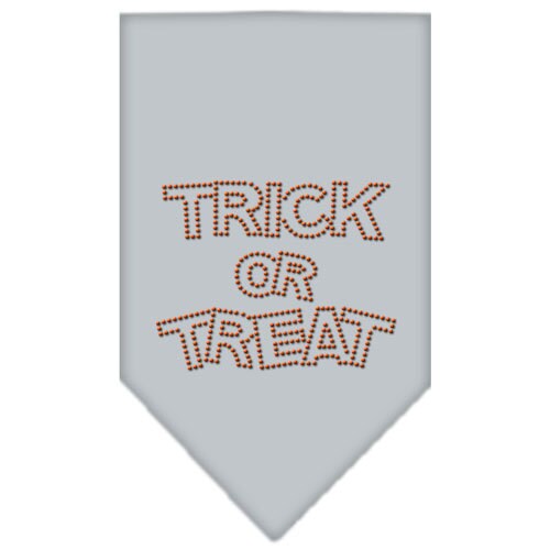 Bandana de Halloween para mascotas y perros con diamantes de imitación, "Truco o trato"